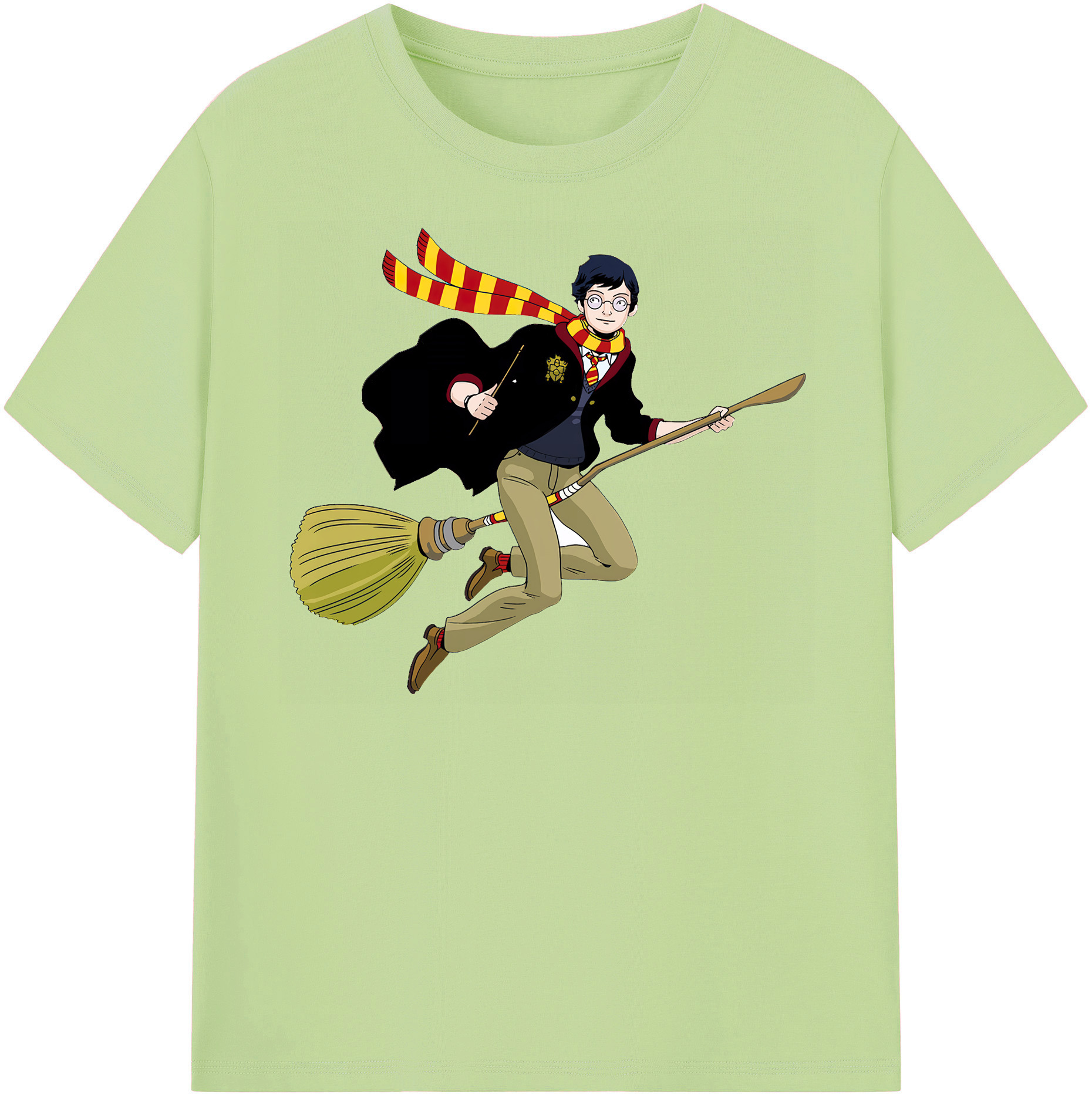 （画像用） Harry Potter ハリー・ポッターシリーズ 綿100％半袖Tシャツ（フロントプリント）